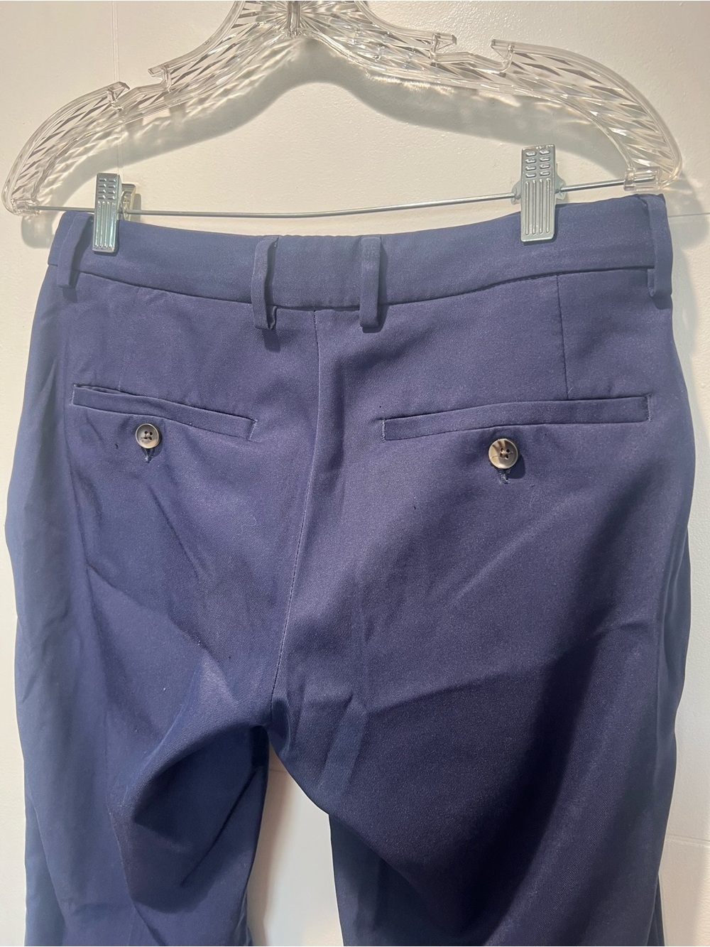 Men's Haggar Flex Series Classic Navy Blue Dress Pants - Size 30 x 29 - Picture 8 of 8